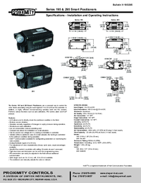 Thumbnail of document Manual - 295 Compact Rotary Smart Positioner